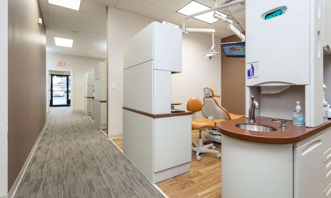 Interior of Harrisonburg dental office Rocktown Family Dental Care