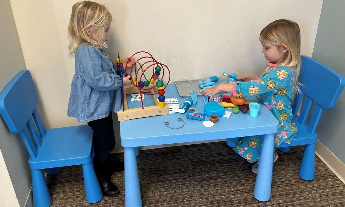 Playroom for children at Rocktown Family Dental Care